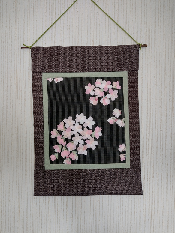 SALE ヴィンテージ着物から桜布絵 咲きましたよ桜が その他インテリア