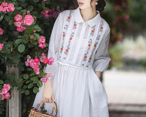 くーたん ウエストリボン チェーンプリント ワンピース 定価3.6万円