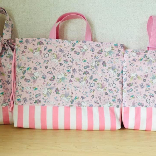 ユニコーン柄】 入園入学の3点セット その他入園グッズ よし☆入園入学 
