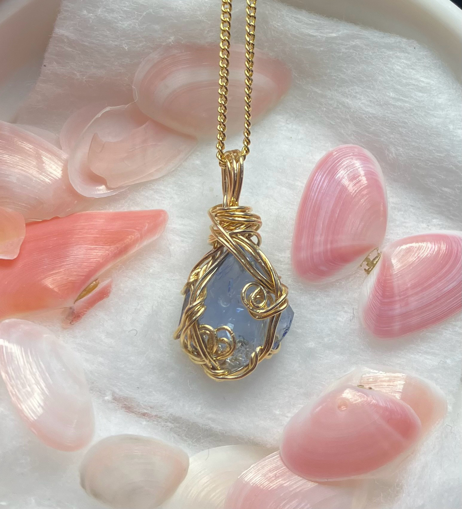 アンダラクリスタル レディーネリー 14kgfペンダント（レターパックライト送料無料）