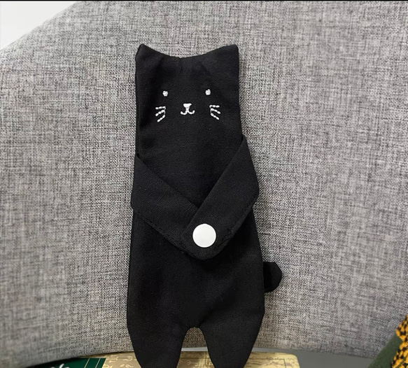 ファッション可愛い　布小物　猫ペンケース　コインケース 9枚目の画像