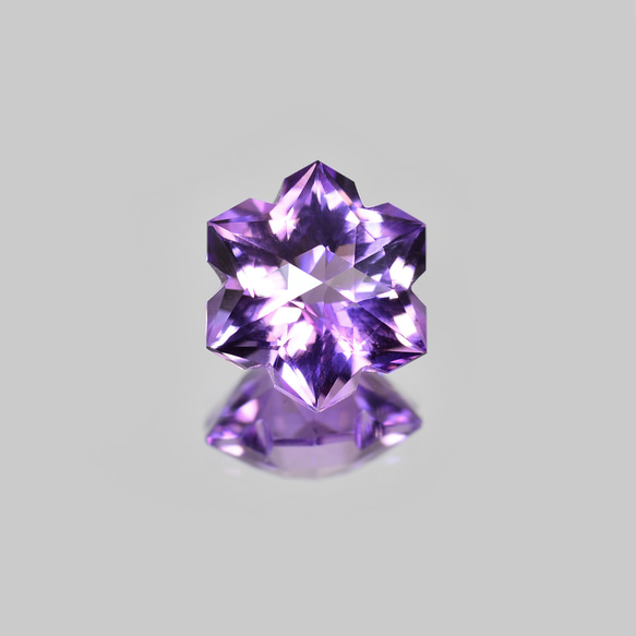 アメジスト 2.24ct ルース スノーカット 5枚目の画像