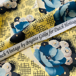 French Vintage by Brigitte Giblin DHER3002-MUSTARD　生地 3枚目の画像