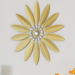 壁掛け ウォールデコレーション 花 フラワー インテリア 装飾 リビング 華やか エレガント ギフト cht-1611 2枚目の画像