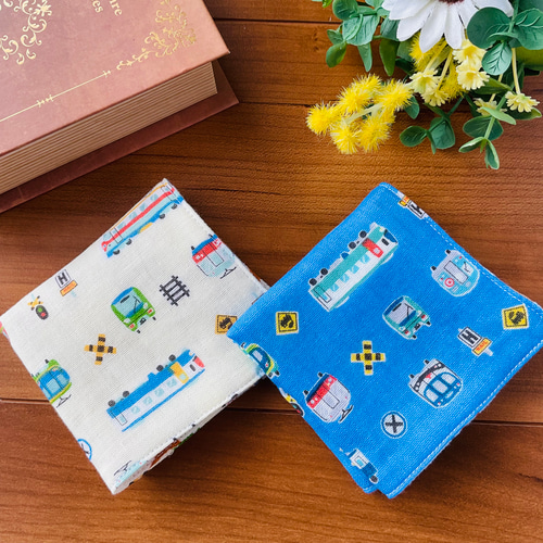 ダブルガーゼ ガーゼハンカチ ハンカチ ミニハンカチ 電車 新幹線