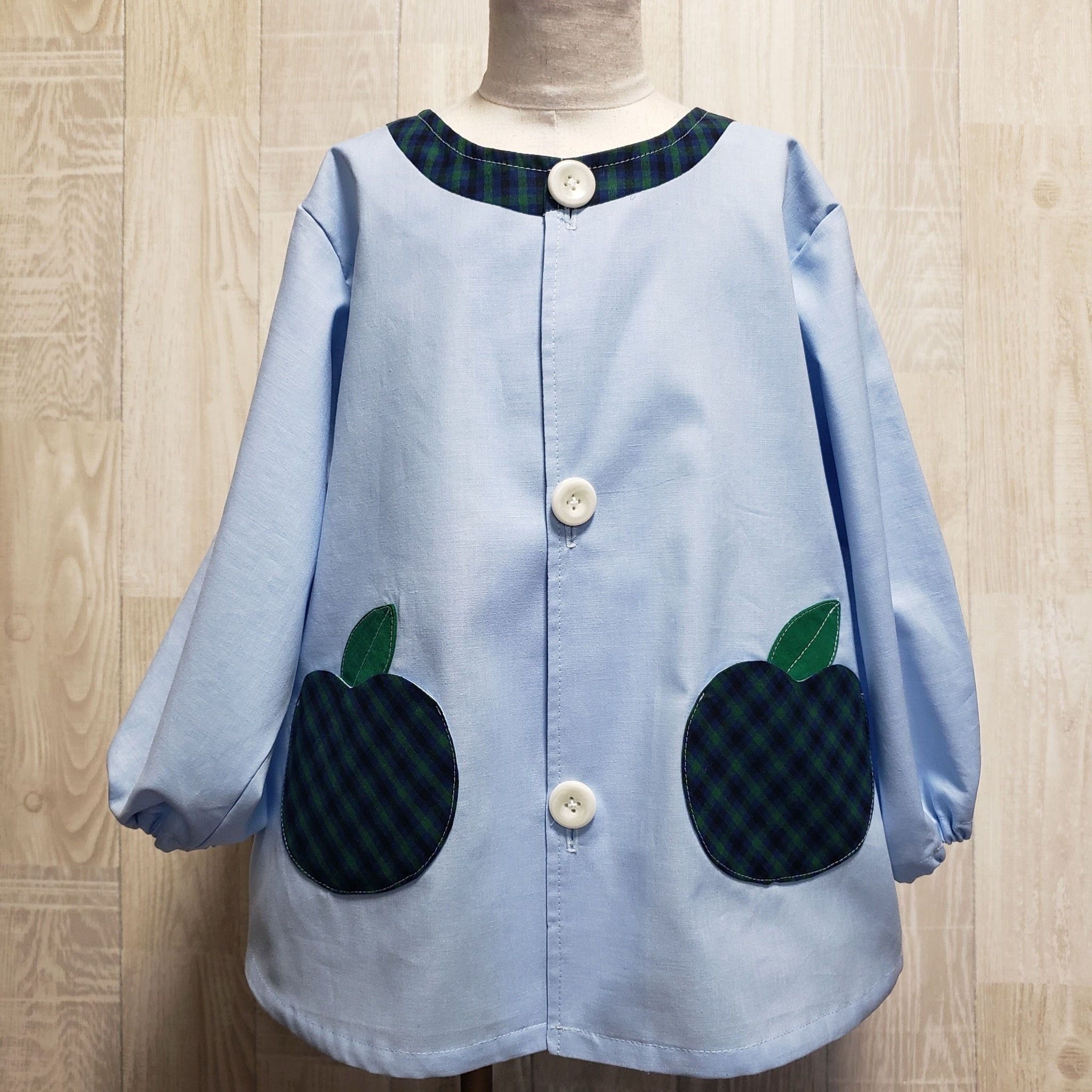 familiar　人気　チェック　定番　可愛い　パンツ　旧タグ♡　希少　ワッペン familiar 刺繍入り緑チェックパンツ 110 首パイピング