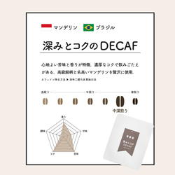 【デカフェ】人気3種飲み比べプチギフト｜ドリップバッグコーヒー 6枚目の画像
