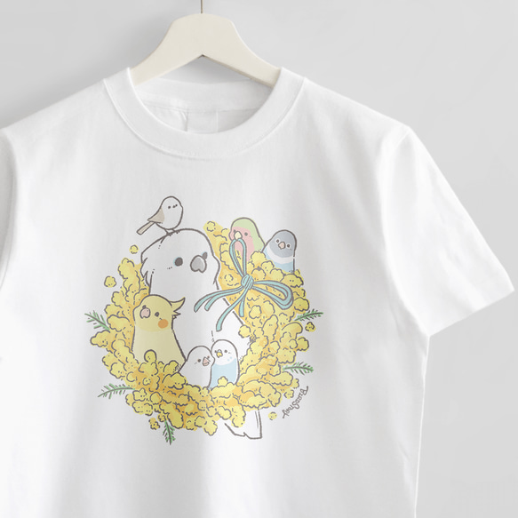 Tシャツ（ミモザにこめて） 1枚目の画像