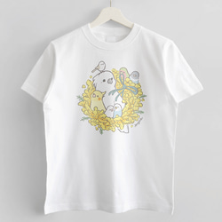 Tシャツ（ミモザにこめて） 2枚目の画像