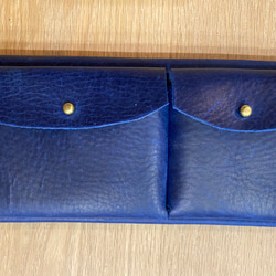 イタリアンレザー　アマゾニアのシンプルな長財布 2枚目の画像