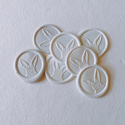 Wax Stamp -Rabbit／スタンプヘッド 4枚目の画像