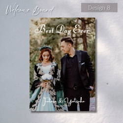 【期間限定最安値】 ウェルカムボード / 結婚式 / design1（パネルまたはポスター） 6枚目の画像