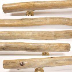 【温泉流木】大きな弧を描く迫力ある流木ドアハンドル・手すり 木製 自然木 流木インテリア 5枚目の画像