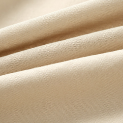 軽く羽織れる 春夏リネンコットン ロングカーディガン 紫外線 冷房対策にも ボタニカル ベージュ 13枚目の画像
