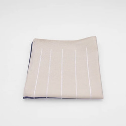 『播州織』コットン100%のやさしい肌触り　[ハンカチ] itsumo handkerchief -STRIPE- 3枚目の画像