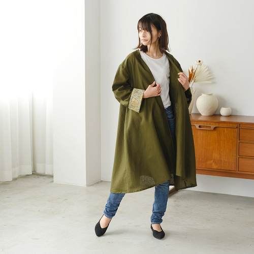 KMRii ドミノリネンロングカーディガン　サイズ1 楽天市場】ロングカーディガン / CALINER (カリネ) リネン 天竺 後ろ