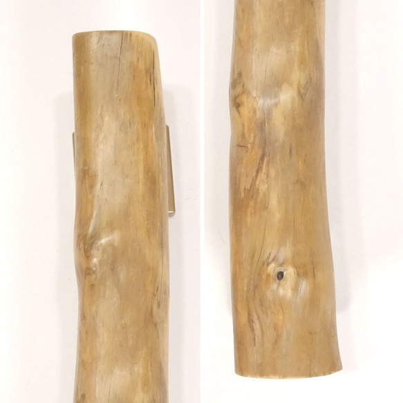 【温泉流木】スタイリッシュなミニミニ太めの流木ドアハンドル・ドアノブ 木製 自然木 流木インテリア 2枚目の画像