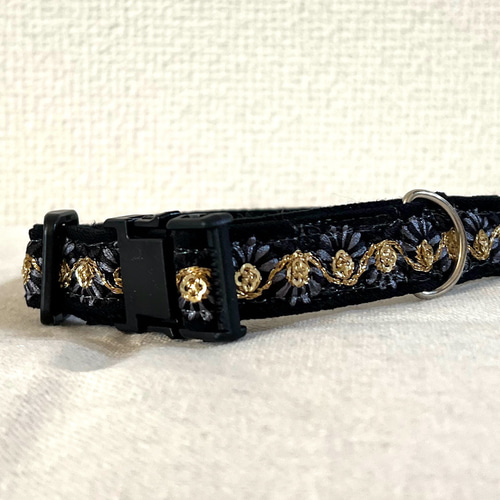 インド刺繍 首輪 犬 猫 インド刺繍リボン リード・首輪 mafu.mifu 通販
