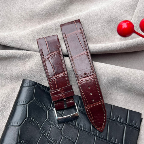 ジャガー・ルクルト JLC Reverso Squadra 時計ストラップ 22/20mm ワニ