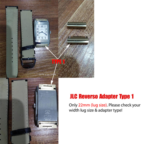 ジャガー・ルクルト JLC Reverso Squadra 時計ストラップ 22/20mm ワニ