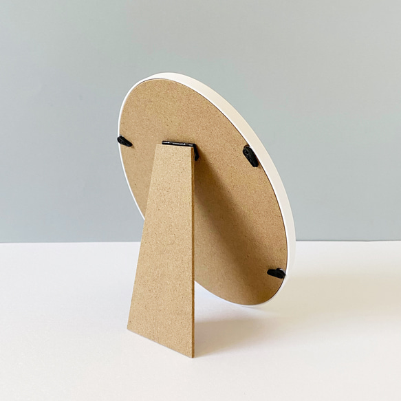 しあわせあつめ・とり オーバル額 6枚目の画像