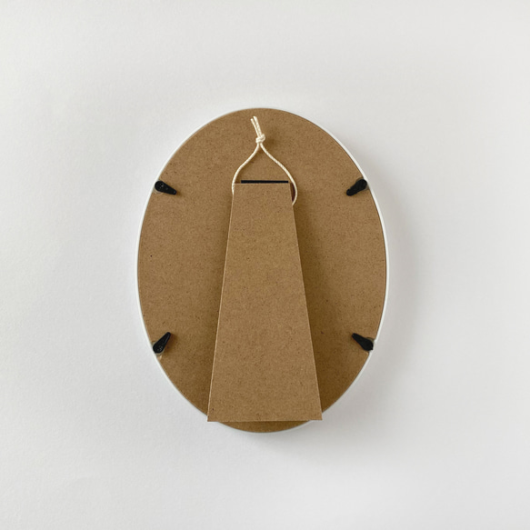 しあわせあつめ・とり オーバル額 7枚目の画像