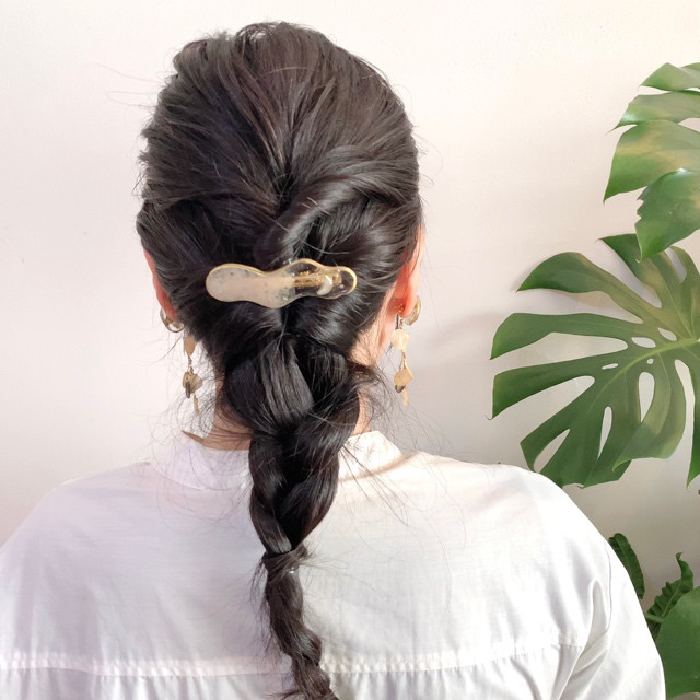 ムーン＆ストーンのバレッタ