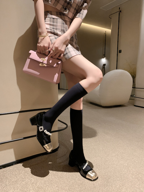 24 新款女用柔軟真皮鞋公主鞋 Mary Zi 高跟鞋 22-24.5 公分 #916⭐免運費⭐ 第4張的照片