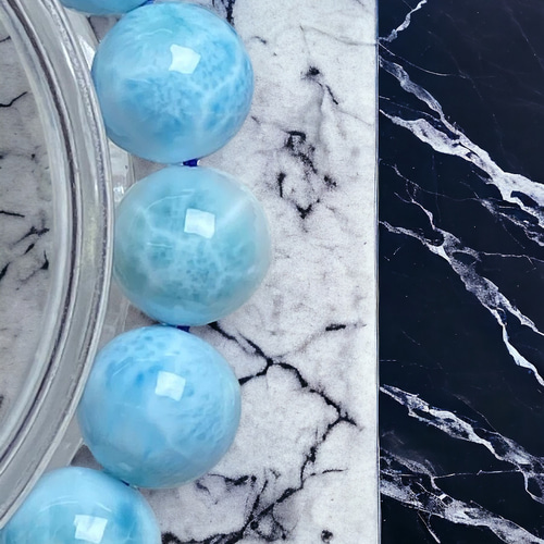 最終大特価・超品質ラリマー[Zprv]愛と平和 癒やし10mm ドミニカ共和国