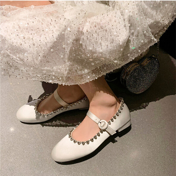 24 新款女用柔軟真皮鞋公主鞋 Mary Zi 高跟鞋 22-24.5 公分 #917⭐免運費⭐ 第9張的照片