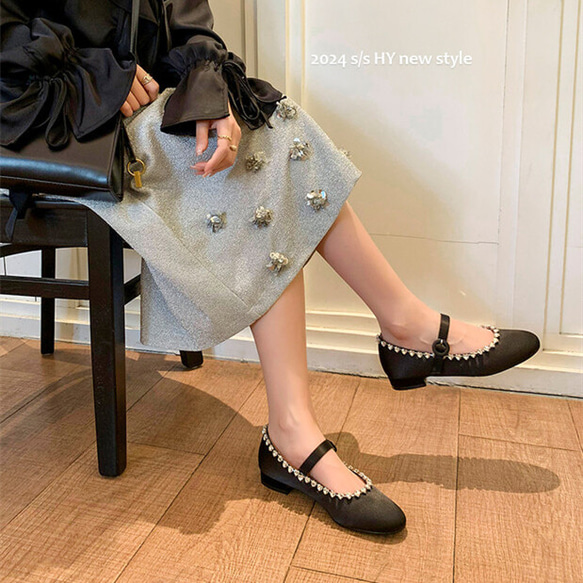 24 新款女用柔軟真皮鞋公主鞋 Mary Zi 高跟鞋 22-24.5 公分 #917⭐免運費⭐ 第13張的照片