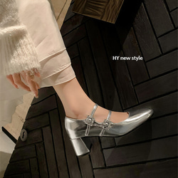 24 新款女用柔軟真皮鞋公主鞋 Mary Zi 高跟鞋 22-24.5 公分 #918⭐免運費⭐ 第14張的照片