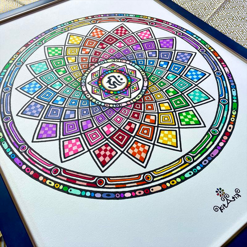 千手観音曼荼羅No.2】 絵画 kitatik 通販 17392157｜Creema(クリーマ)