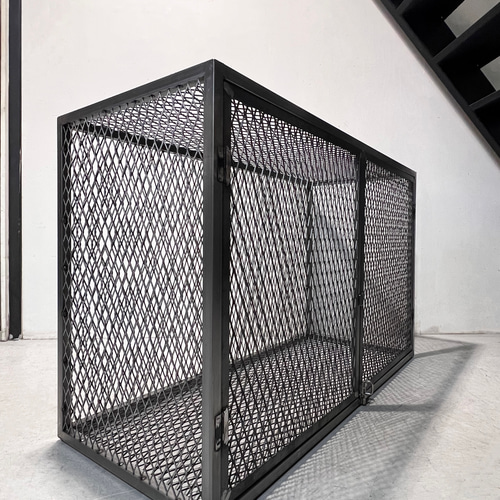 エキスパンドメタル什器 アイアン什器 アイアンシェルフ ビカクシダ