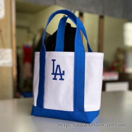 ドジャース 大谷翔平 17番 OHTANI LA ロサンゼルス ミニトートバッグ