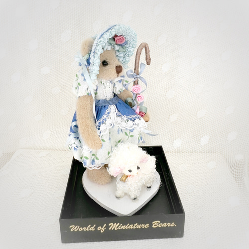 USA直輸入　ワールドオブミニチュアベアーズ　ボーピープ　証明書付 USA直輸入 ワールドオブミニチュアベアーズ ボーピープ 証明書
