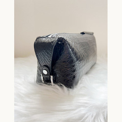 新作！/クロコダイル クラッチバッグ 天然ワニ革 腹革使用 メンズ セカンドバッグ 2枚目の画像