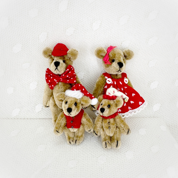 USA直輸入 ワールドオブミニチュアベアーズ ファミリーセット