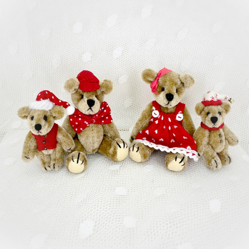 USA直輸入 ワールドオブミニチュアベアーズ ファミリーセット