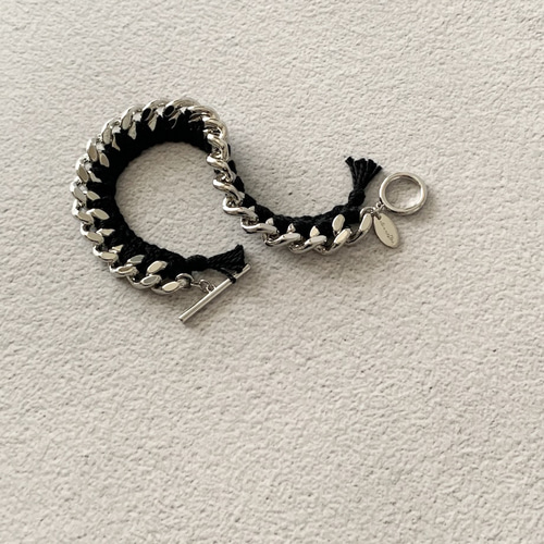 Woven Curve Chain Bracelet ブレスレット uomo 通販 17392578