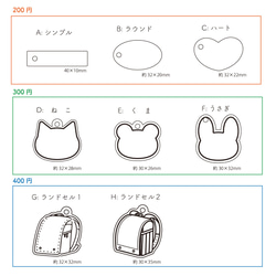 組み合わせて楽しい「おなまえミニチャーム」※単品購入不可　[OPPCNM] 6枚目の画像