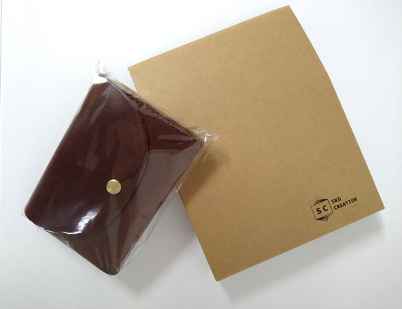 【ちょうど良いサイズ感と手になじむ上質な素材】 日本製 栃木レザー ミニ財布 2Room仕様 軽量 10枚目の画像