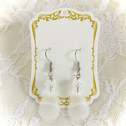 ビーズのピアス 2枚目の画像