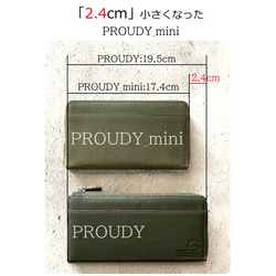 【...to®・PROUDY_mini】・「最大20枚のカード」を膨らまずに収納可能。「美しく並ぶ」整う長財布 11枚目の画像