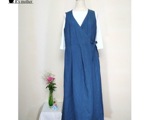 MHL. ジャンプスカート　カシュクール　ゴムウエスト　ノースリーブ　ワンピース MHL. ジャンプスカート カシュクール ゴムウエスト ノースリーブ