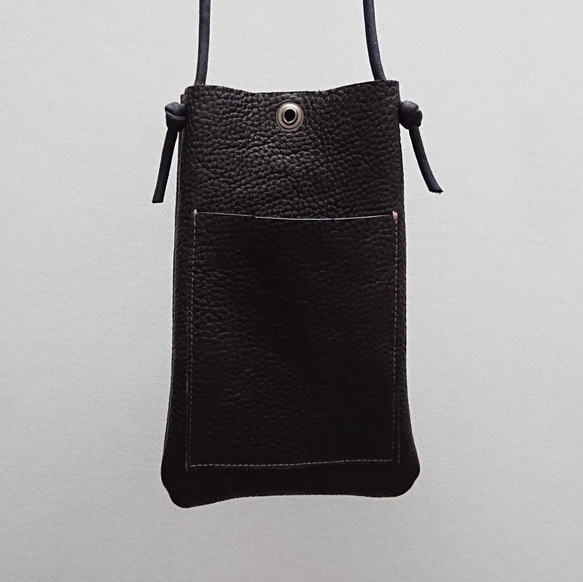 annco leather mobile case [black] 2枚目の画像
