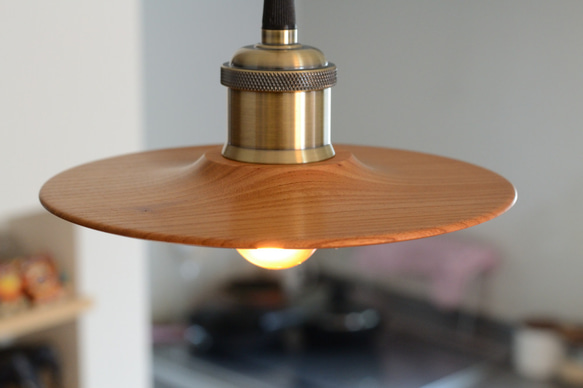 欅のペンダントライト、シェードΦ180～200/style-A #0085 シーリング