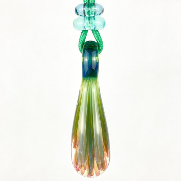 Fume Dot Glass Implosion ボロシリケイトガラスペンダント WITF32 16枚目の画像