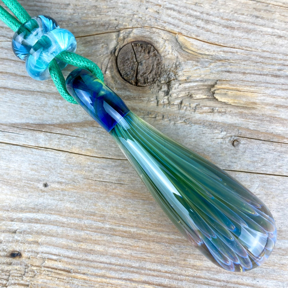 Fume Dot Glass Implosion ボロシリケイトガラスペンダント WITF32