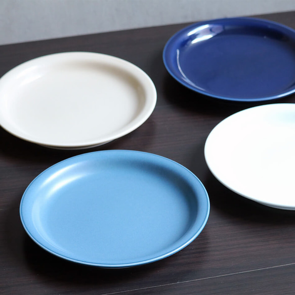 粗盤子 (M) 中盤 盤子 白山陶器 波佐見器皿 剪刀器皿 剪刀器皿 6 種顏色可供選擇 義大利麵盤 Ka 第7張的照片